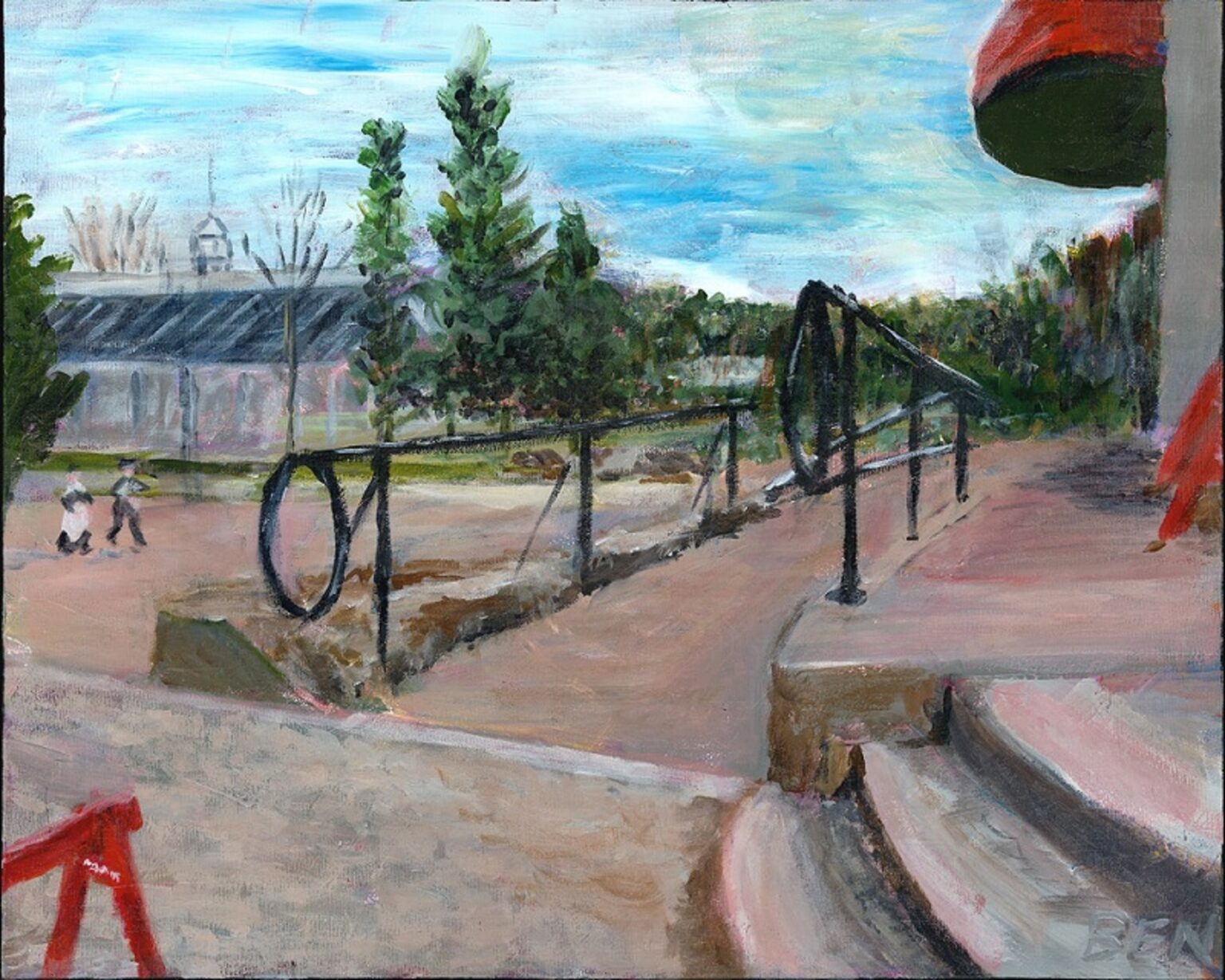 Behind The Studio